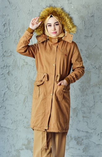 Camel Winter Coat 3013-02