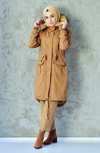 Camel Winter Coat 3013-02