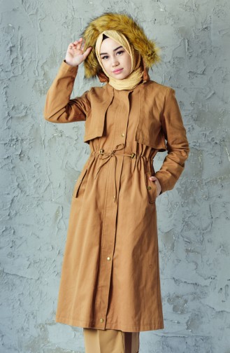 Camel Winter Coat 3034-01