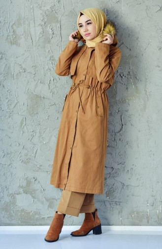 Camel Winter Coat 3034-01