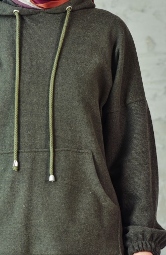 Hooded Sweatshirt 1310-02 Khaki 1310-02