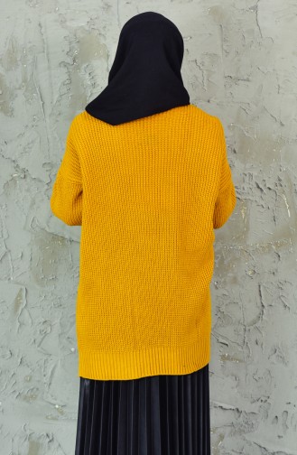 Knitwear Pocket Cardigan 3208-04 Mustard 3208-04