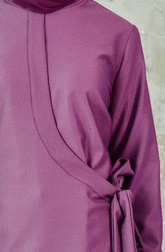 Asymmetric Tunic Double Team 6139-01 Dark Lilac 6139-01