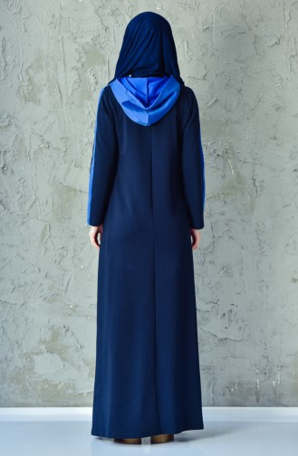 Hooded Sport Dress 1009-02 Navy 1009-02