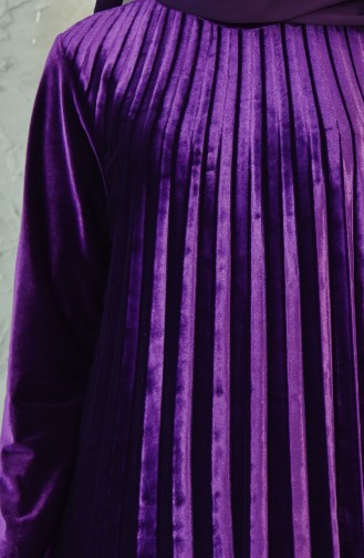 Purple Hijab Dress 19231-03