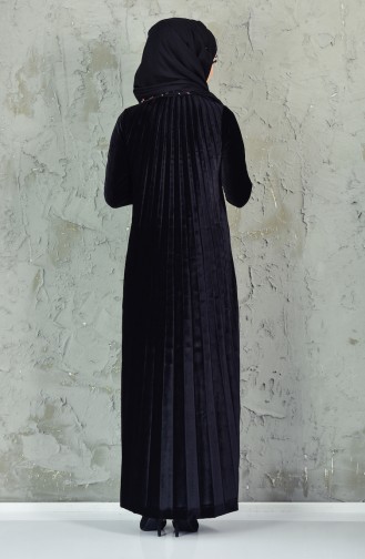 Black Hijab Dress 19231-01