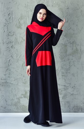 Hooded Sport Dress 1009-01 Black 1009-01