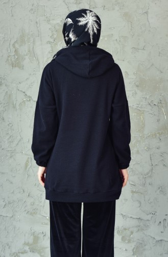 Hooded Sweatshirt 1310-01 Black 1310-01