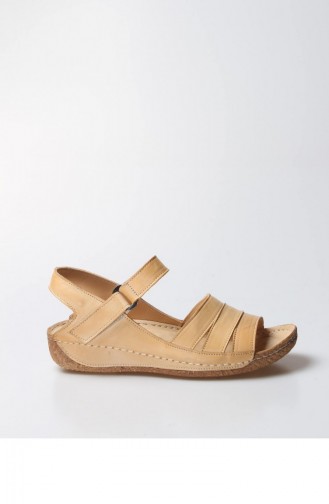 Beige Summer Sandals 763ZKK05-16777219