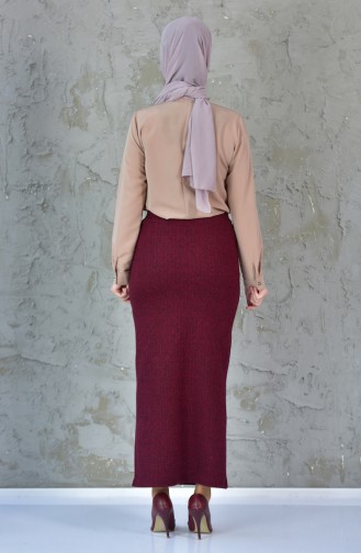 Pencil Skirt 20541-03 Claret Red 20541-03
