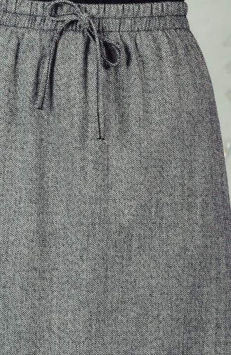 Elastic Waist Skirt 1038-02 Gray 1038-02