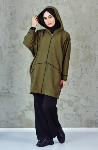 Bat Sleeve Hooded Cap 5050-02 Khaki 5050-02