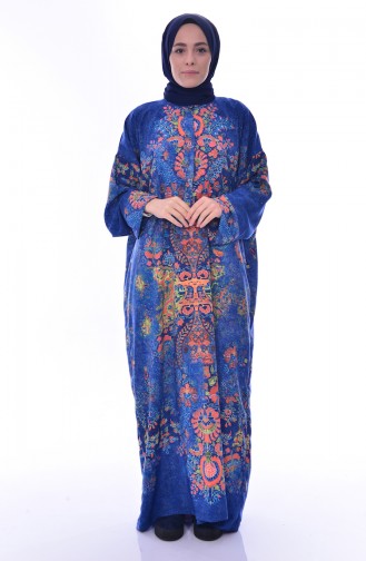 Indigo Hijab Dress 1015-01