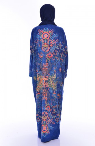 Indigo Hijab Dress 1015-01