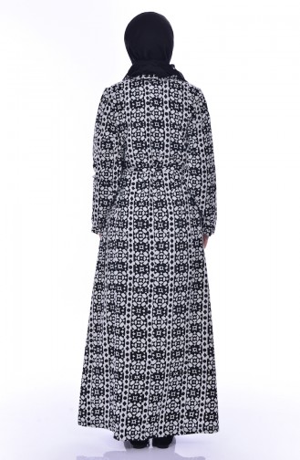 Sefamerve Robe de Prière 1014-02 Noir 1014-02