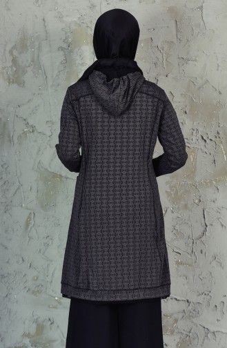 Pocket Trench Coat MGP7001-01 Black 7001-01