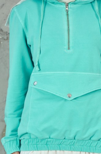 Turquoise Sweatshirt 7039-01
