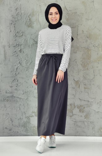 Beli Lastikli Etek 1046-02 Füme