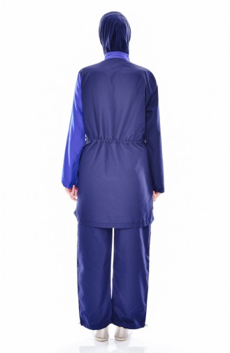 Navy Blue Swimsuit Hijab 257-02