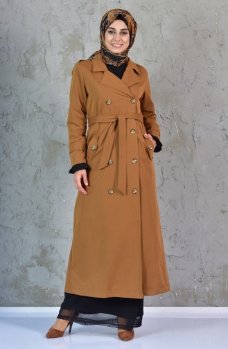 Trench Coat a Ceinture 5089-04 Camel 5089-04