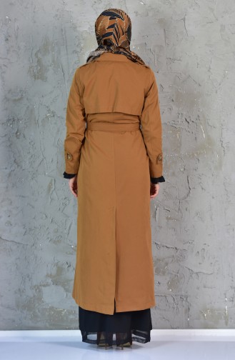 Trench Coat a Ceinture 5089-04 Camel 5089-04