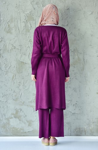 Cardigan Pants Double Suit 19401-03 Purple 19401-03