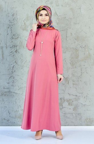 Kleid mit Halskette 4082-15 Rosa 4082-15