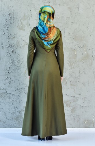 Robe a Froufrous 0197-06 Khaki 0197-06