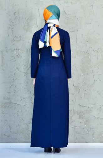 Robe Hijab Bleu Marine 4082-03