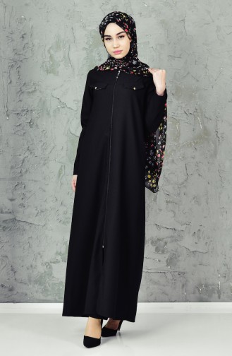 Black Abaya 0196-07