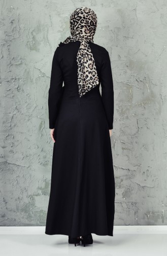 Robe a Froufrous 0197-07 Noir 0197-07
