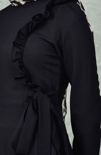 Robe a Froufrous 0197-07 Noir 0197-07