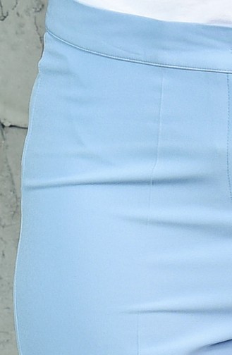 Pantalon Garnde Taille 1025-07 Bleu Bébé 1025-07