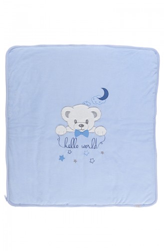 Bebetto Velvet Fiber Blanket B567-01 Blue 567-01