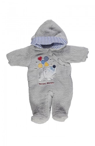 Bebetto Velsoft Jumpsuit K1997-02 Gray 1997-02