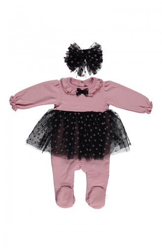 Pink Baby Overalls 1908-01