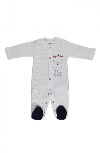 Baby Cotton Overalls T1692-02 Navy Blue 1692-02