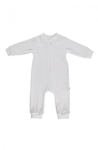 Bebetto Cotton Sleeping Overalls T1759-02 Pink 1759-02