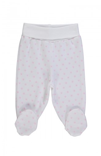 Bebetto Cotton Footed Pajama Set F983-02 Pink 983-02