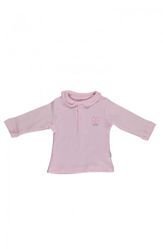 Bebetto Cotton stand up Collar Bluze K2012-05 Pink 2012-05