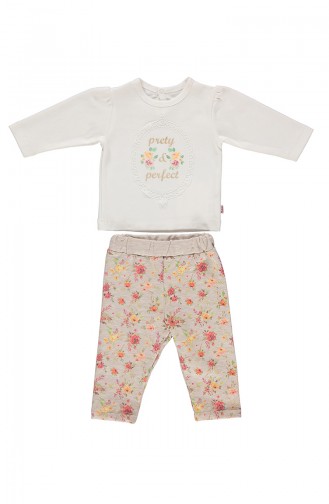 Bebetto Baby Cotton 2 Pcs Suit K1782-01 Red 1782-01