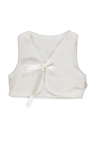 Bebetto Velsoft Gilet Bébé K1959-01 Creme 1959-01