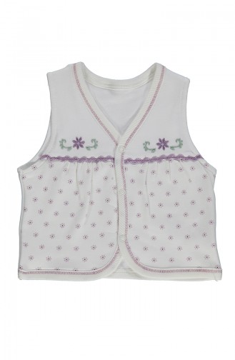 Bebetto Cotton Vest T1646-01 Lilac 1646-01