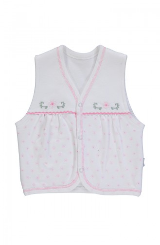 Bebetto Cotton Vest T1646-02 Pink 1646-02