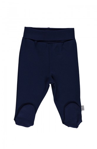 Bebetto Cotton Footed Pants T1682-01 Blue 1682-01