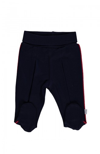 Bebetto Cotton Footed Pants T1697-02 Navy Blue 1697-02