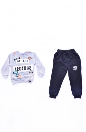 Kids Suit A8148-01 Gray 8148-01