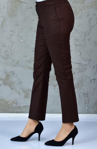 Pantalon Brun Foncé 20000-01