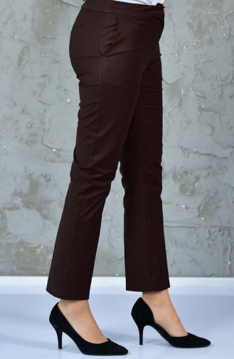 Pantalon Brun Foncé 20000-01