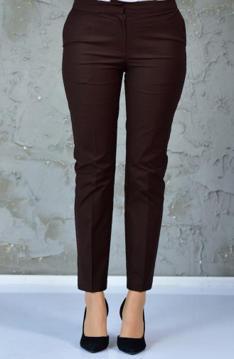 Pantalon Brun Foncé 20000-01